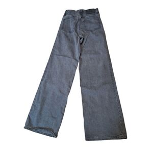 H&M Women's High Rise GRAY WIDE LEG  Jeans Ladies 2 on TREND
